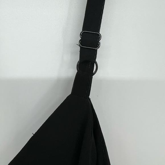 Torrid Georgette Lace Hem Cami Top Women's Size 3X Deep Black Spaghetti Straps - Picture 6 of 9